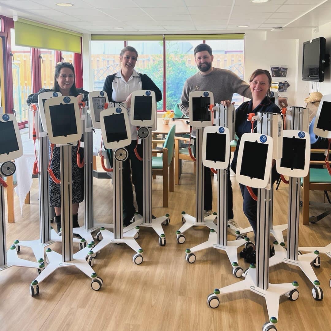 New fleet of iPads for patients recovering from strokes, all raised in memory of missed mum