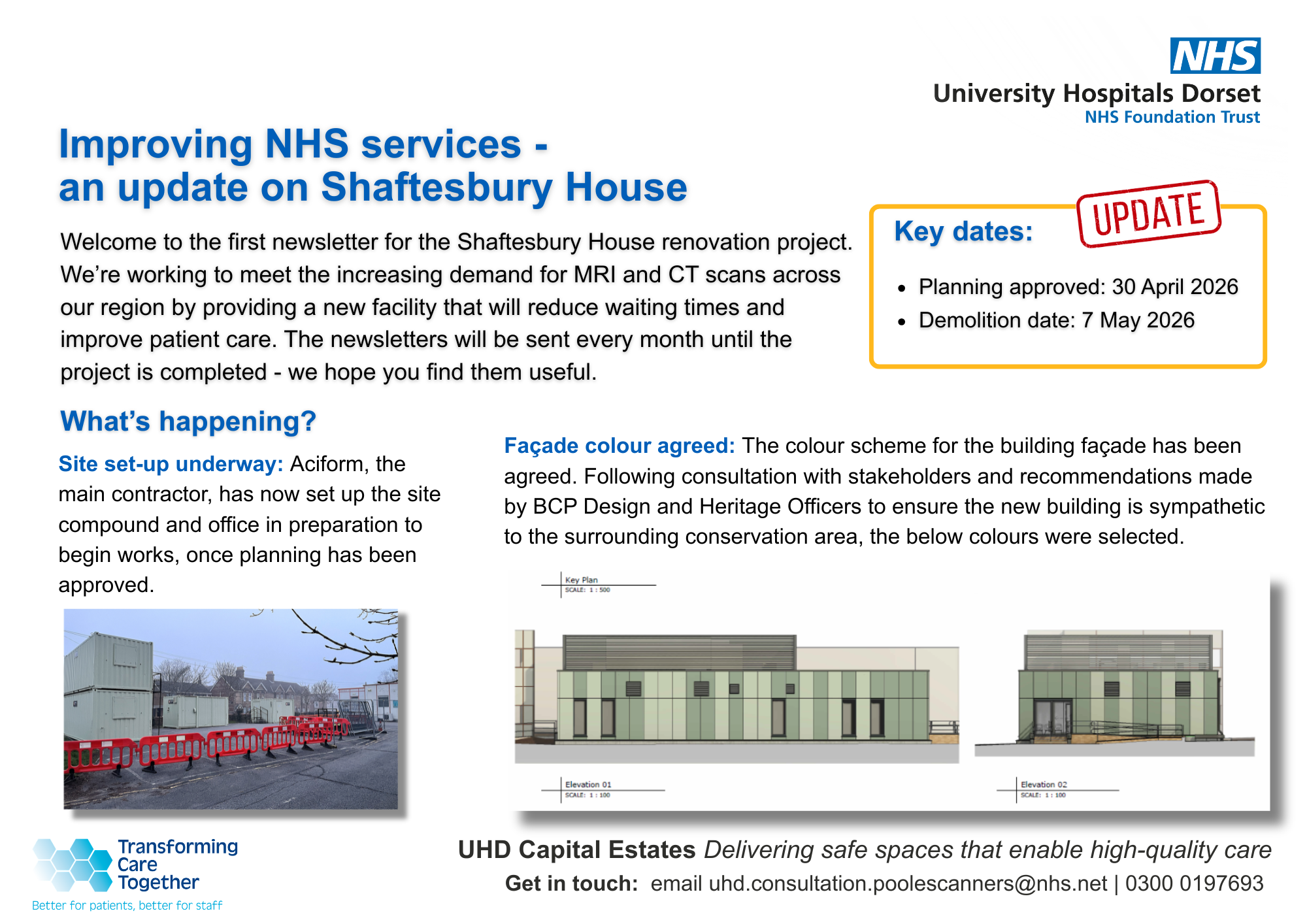 Work starts on new MRI and CT scanning facility at Shaftesbury House