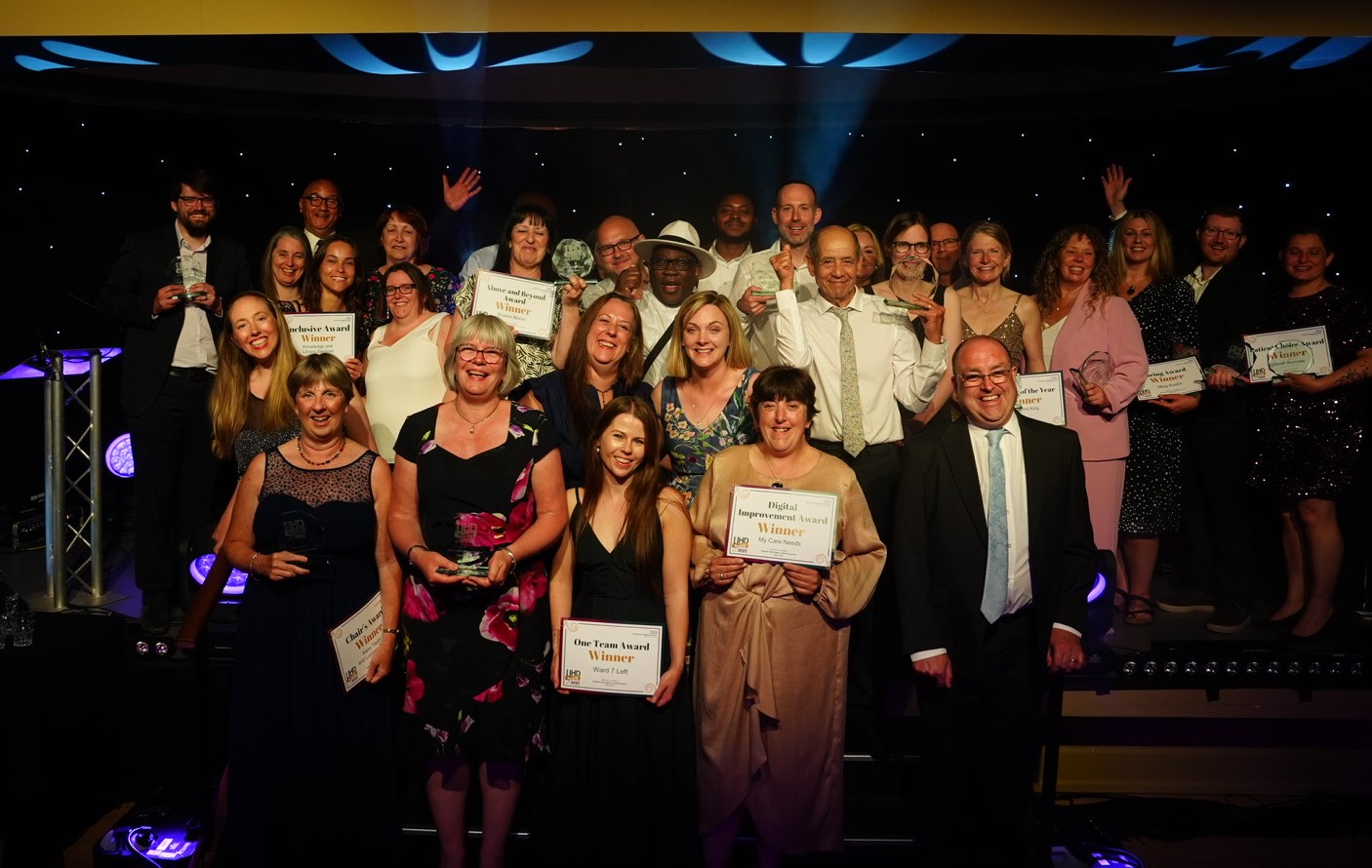 Staff shine bright at hospital awards