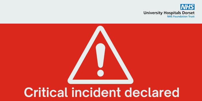Critical incident declared at University Hospitals Dorset 