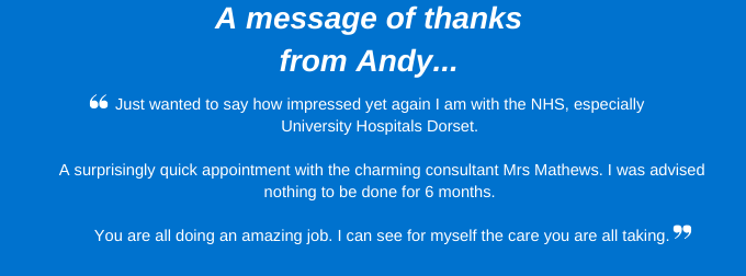 Thanks from Andy