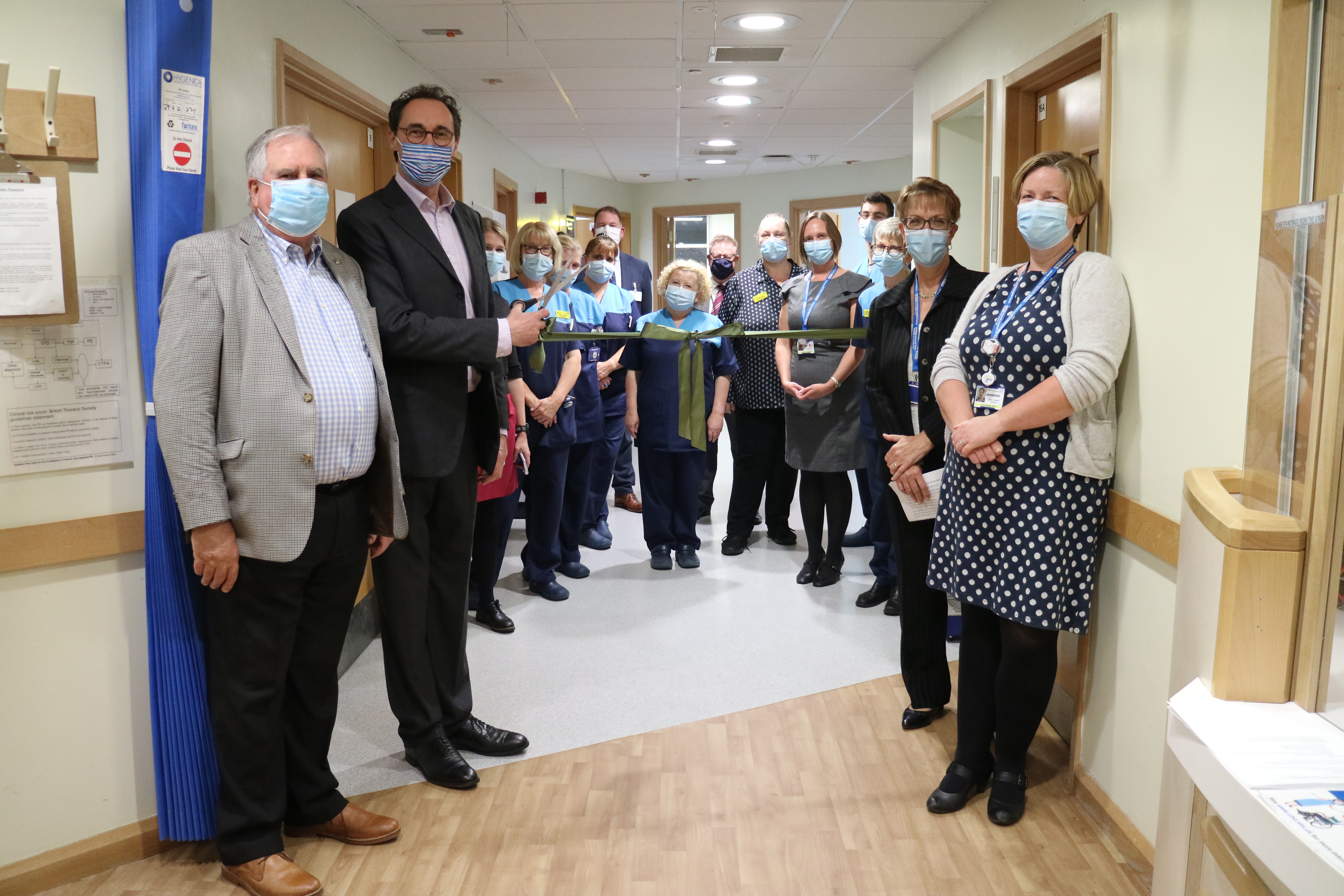 Holby star officially opens new hospital diagnostic scanners