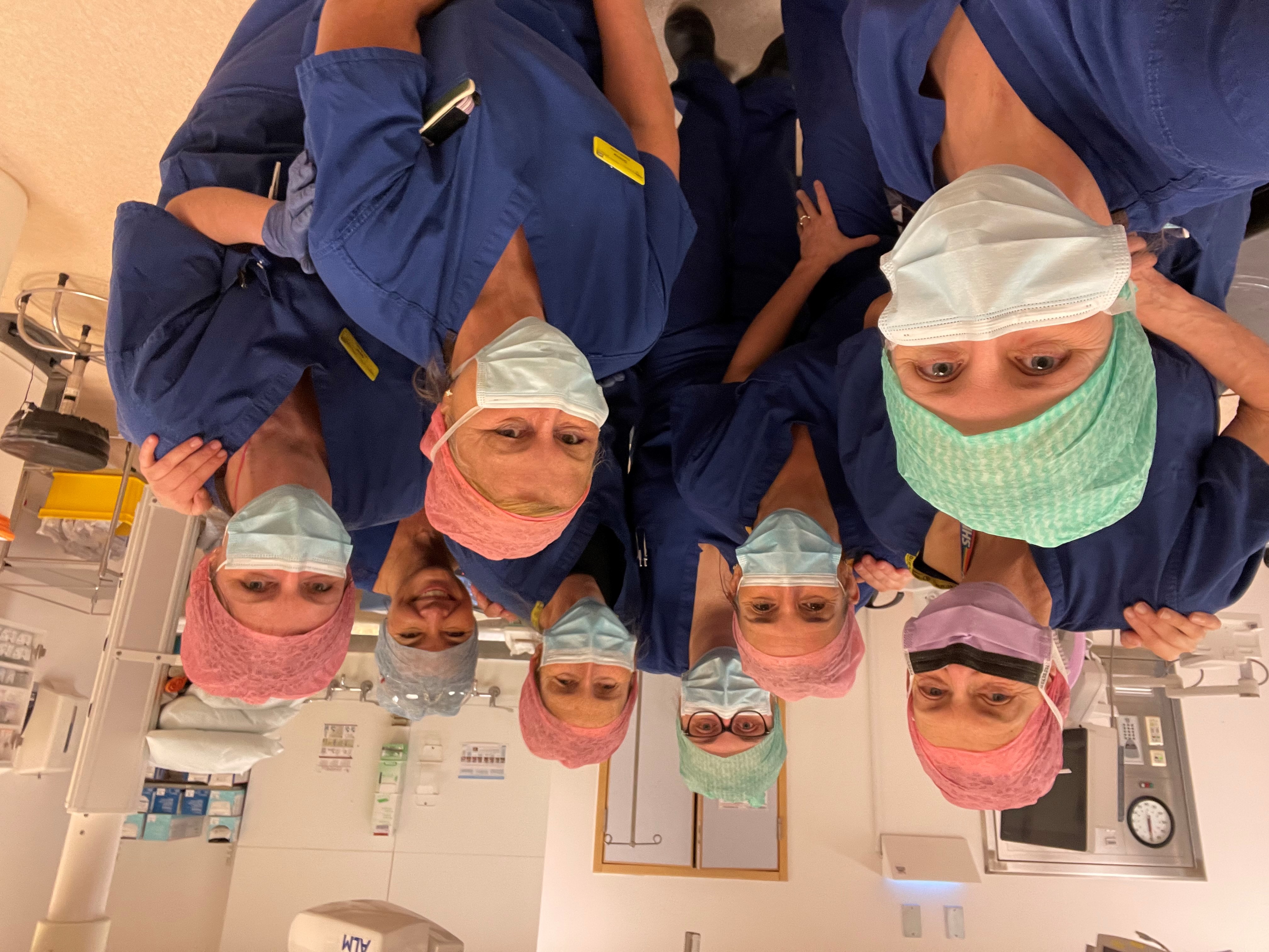 National celebration for hospital trust’s all-female surgical team