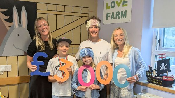 Young boy raises £3,000 for University Hospitals Dorset NHS Charity to weave hope for epilepsy care