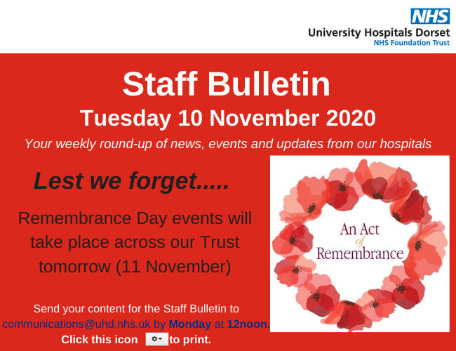 Staff Bulletin 10 Nov 20 1
