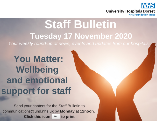 Staff Bulletin 17 Nov 20