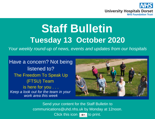 Staff Bulletin header 13.10.2020