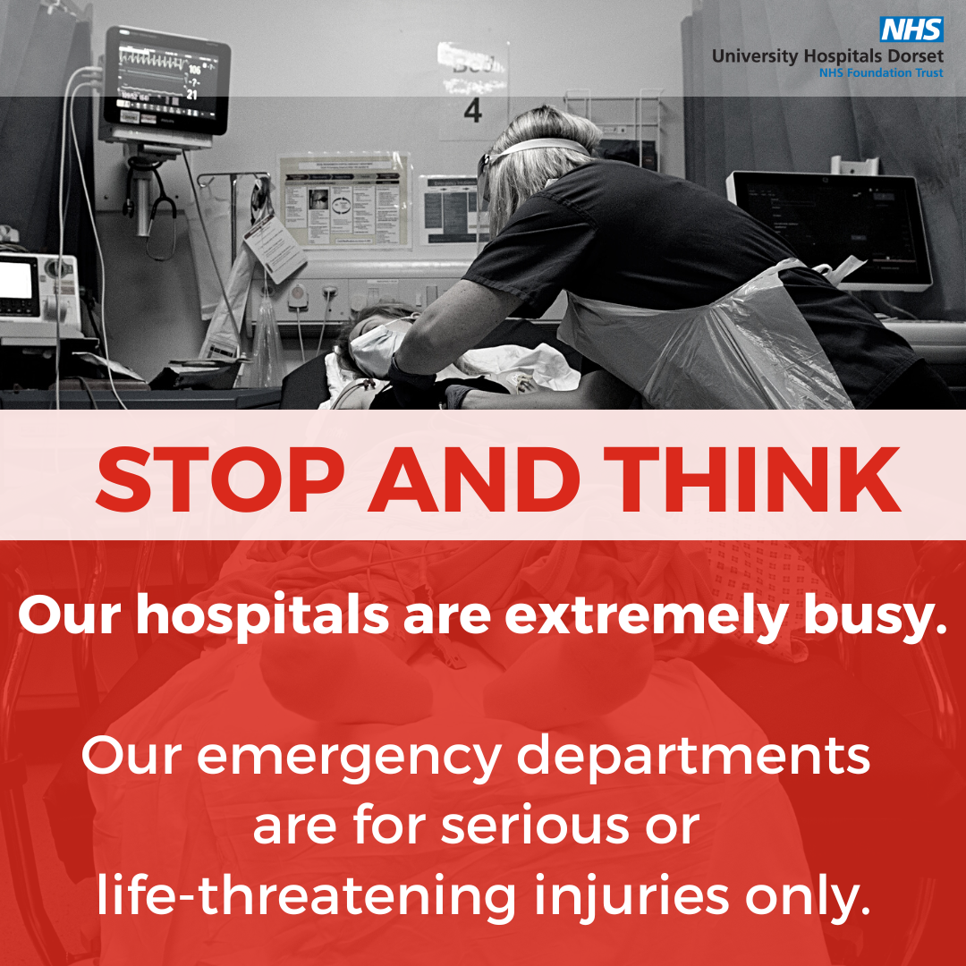 Please think twice before attending A&E