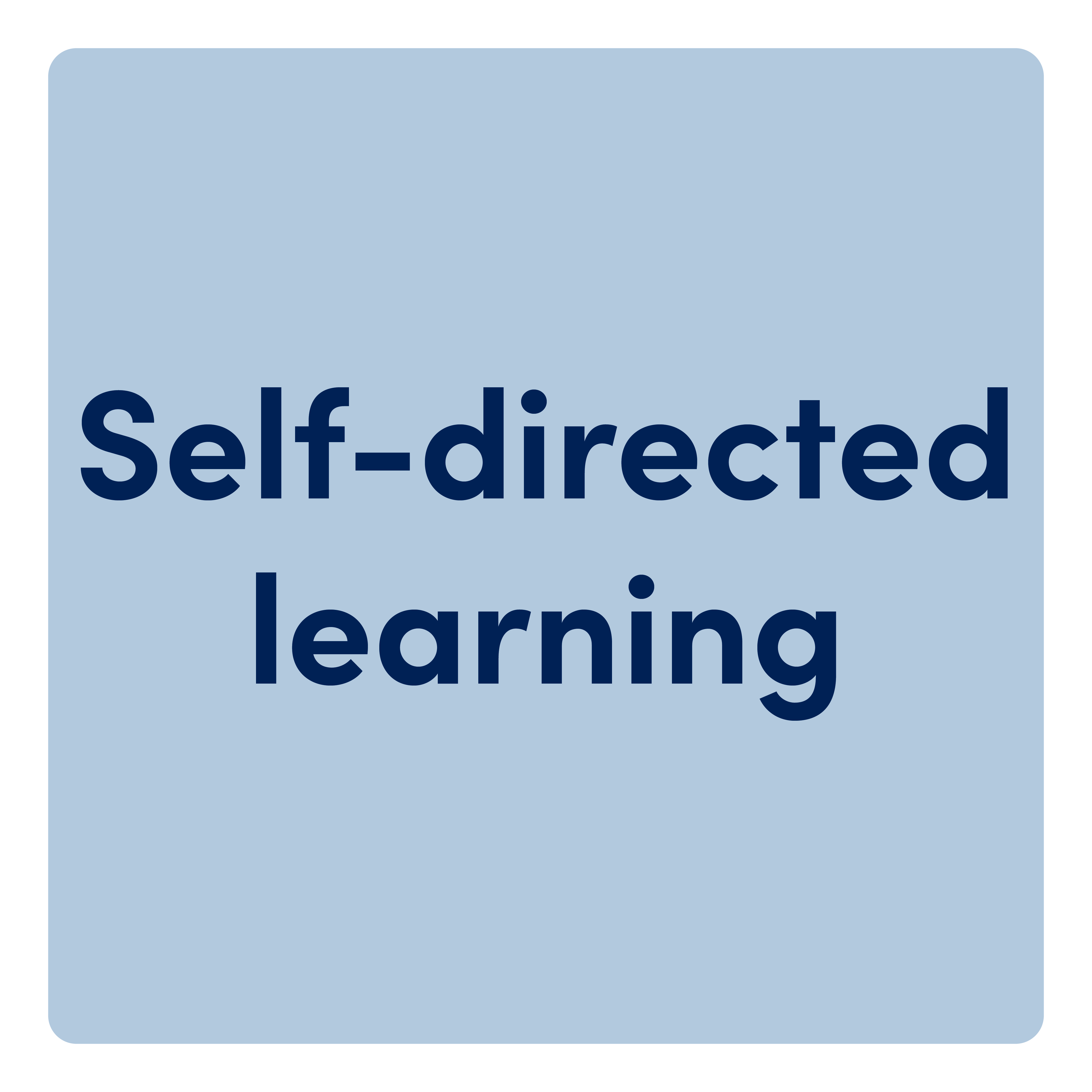 self directed learning