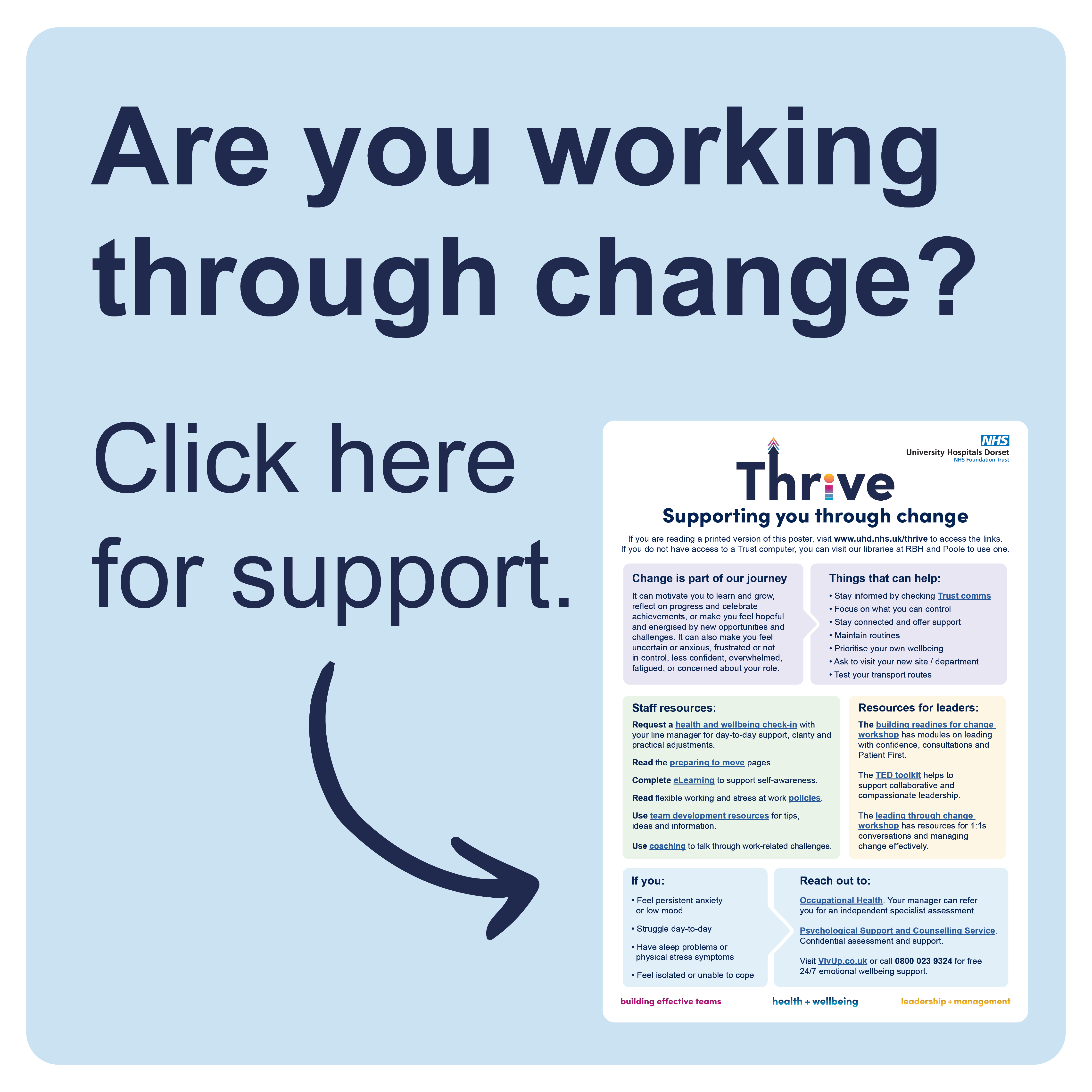 supporting you through change web button