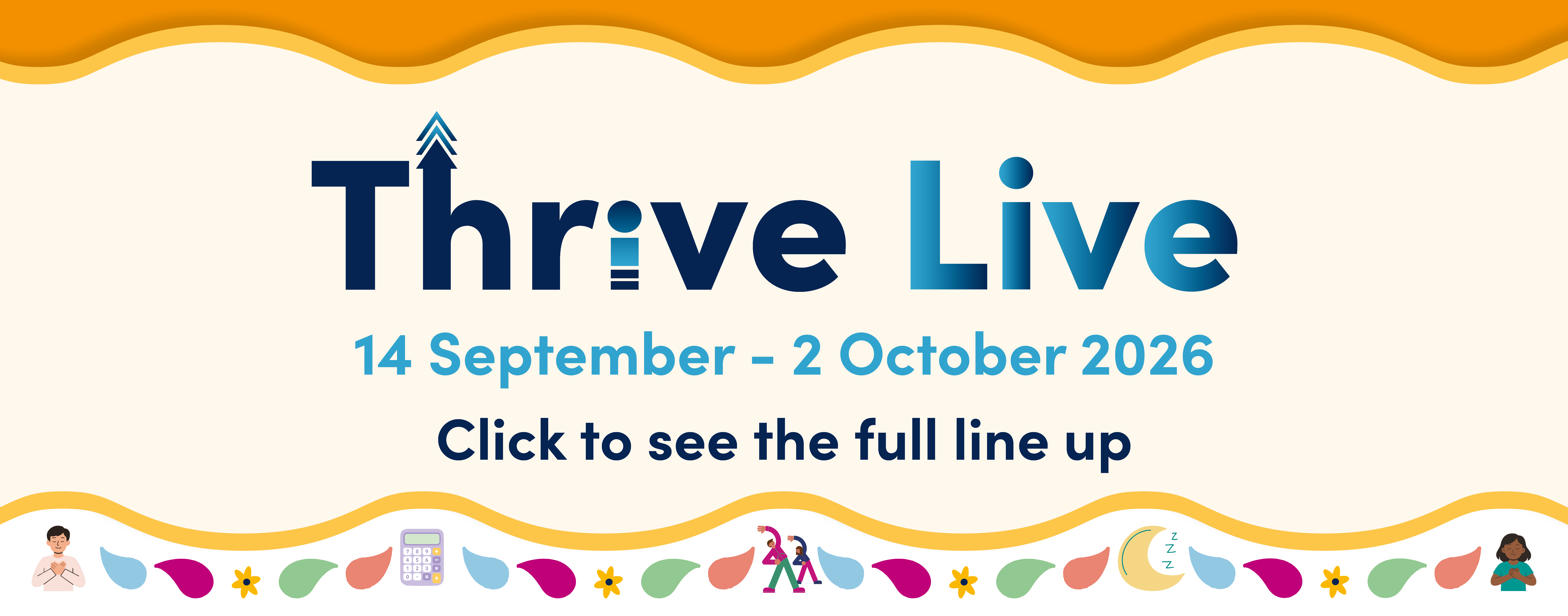 thrive live 26 web page banner