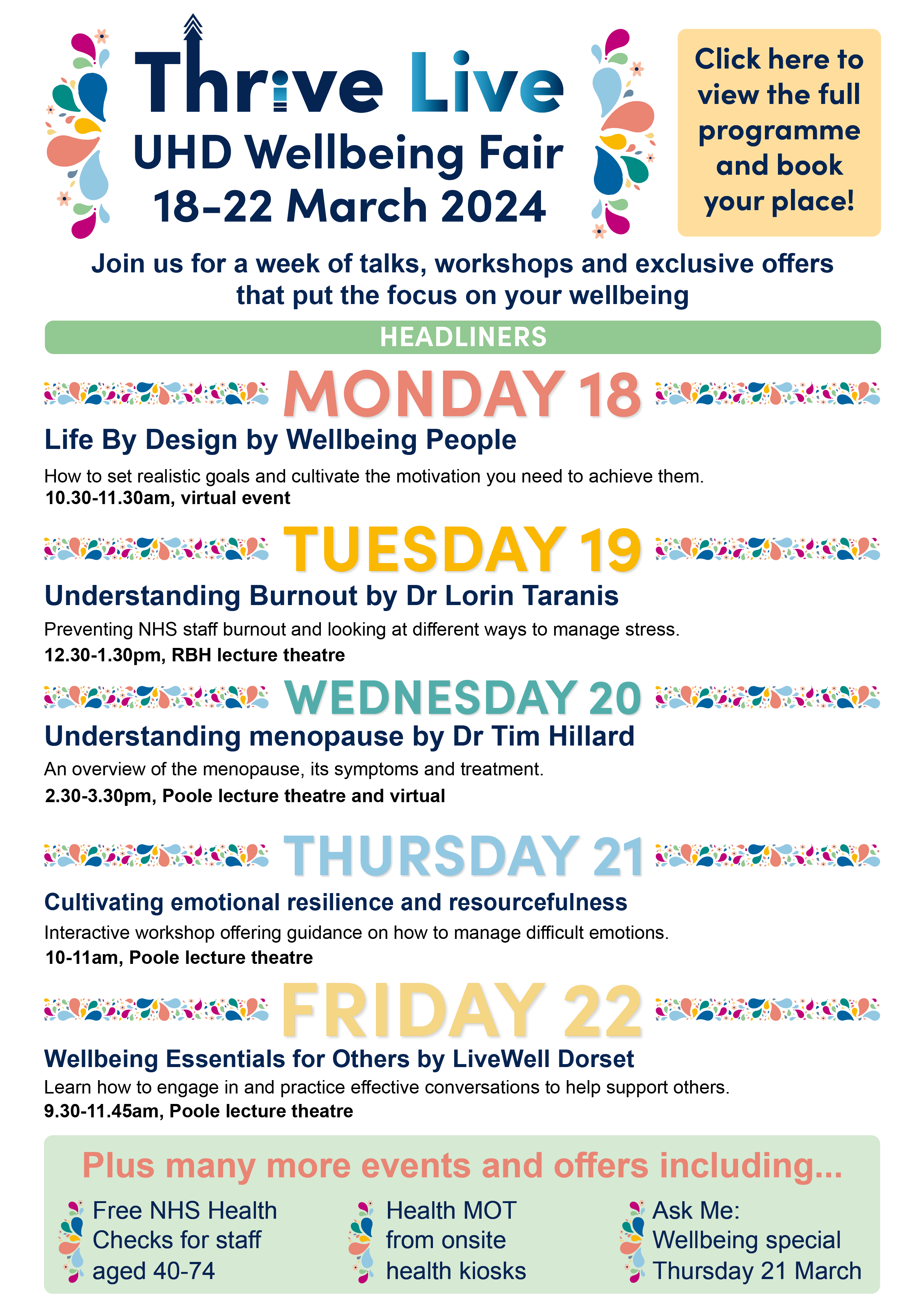 Click to see the full programme of events