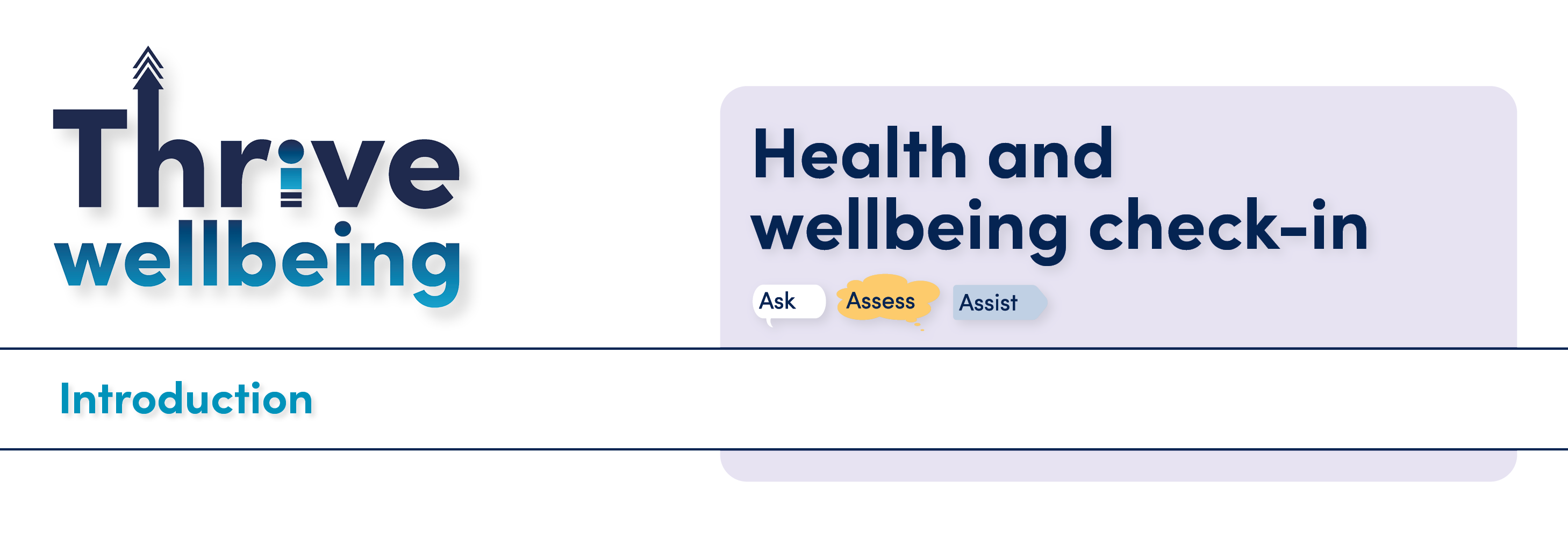 wellbeing check in page headings3